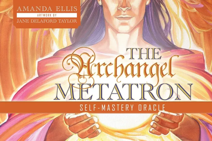 Earrings The Archangel Metatron SelfMastery Oracle Red Feather