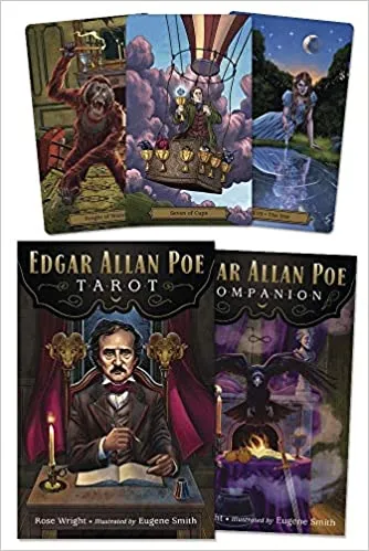Llewellyn Worldwide LTD Edgar Allan Poe Tarot Cards Earrings