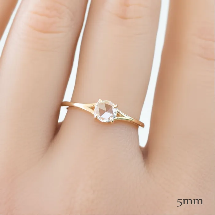 Rings Envero Jewelry Kylie Ring 027ct Rose Cut Diamond 14k Yellow Gold One of a kind Rings Envero Jewelry Kylie Ring 027ct Rose Cut Diamond 14k Yellow Gold One of a kind