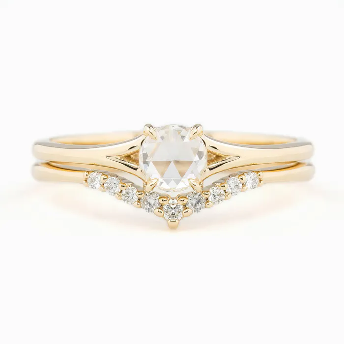 Rings Envero Jewelry Kylie Ring 027ct Rose Cut Diamond 14k Yellow Gold One of a kind Rings Envero Jewelry Kylie Ring 027ct Rose Cut Diamond 14k Yellow Gold One of a kind