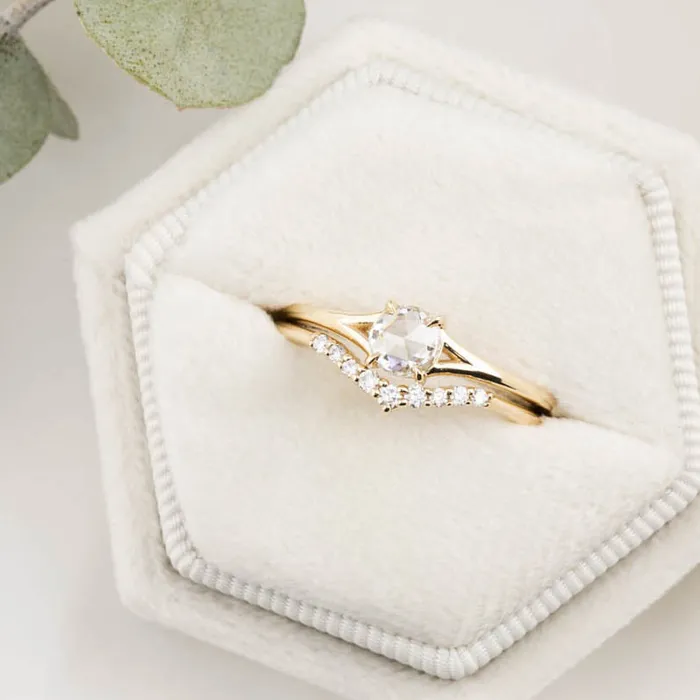 Rings Envero Jewelry Kylie Ring 027ct Rose Cut Diamond 14k Yellow Gold One of a kind Rings Envero Jewelry Kylie Ring 027ct Rose Cut Diamond 14k Yellow Gold One of a kind