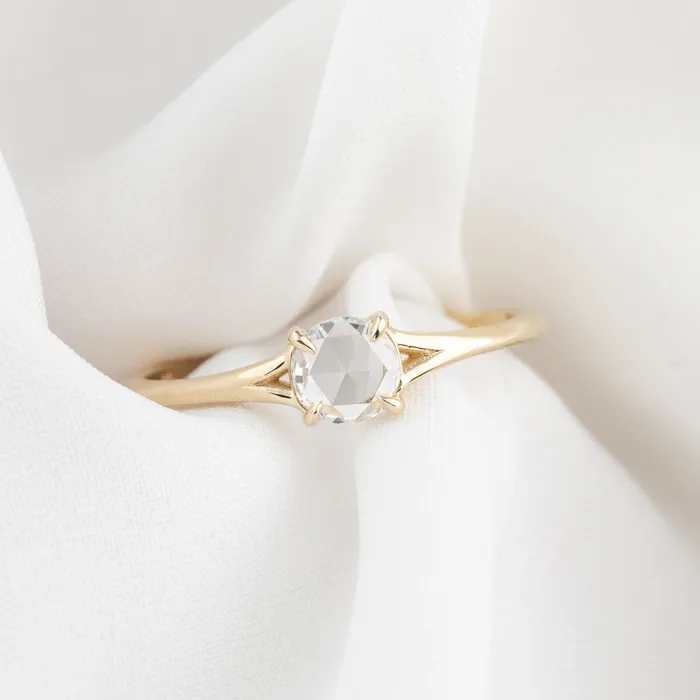 Rings Envero Jewelry Kylie Ring 027ct Rose Cut Diamond 14k Yellow Gold One of a kind Rings Envero Jewelry Kylie Ring 027ct Rose Cut Diamond 14k Yellow Gold One of a kind