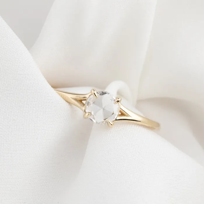 Rings Envero Jewelry Kylie Ring 027ct Rose Cut Diamond 14k Yellow Gold One of a kind Rings Envero Jewelry Kylie Ring 027ct Rose Cut Diamond 14k Yellow Gold One of a kind