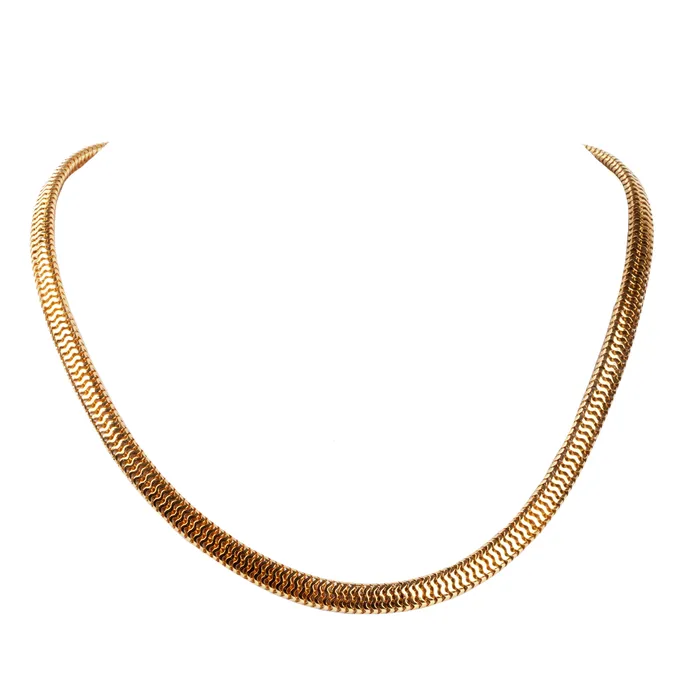 Bell Bird Antiques Necklaces Antique Gold Chain Necklace