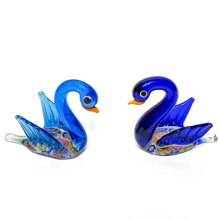 MuranoVItrum Earrings Millefiori swan MuranoVItrum Earrings Millefiori swan