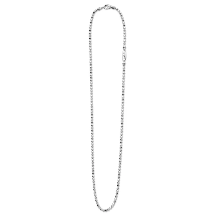 Necklaces LAGOS Signature Caviar Beaded Chain Necklace