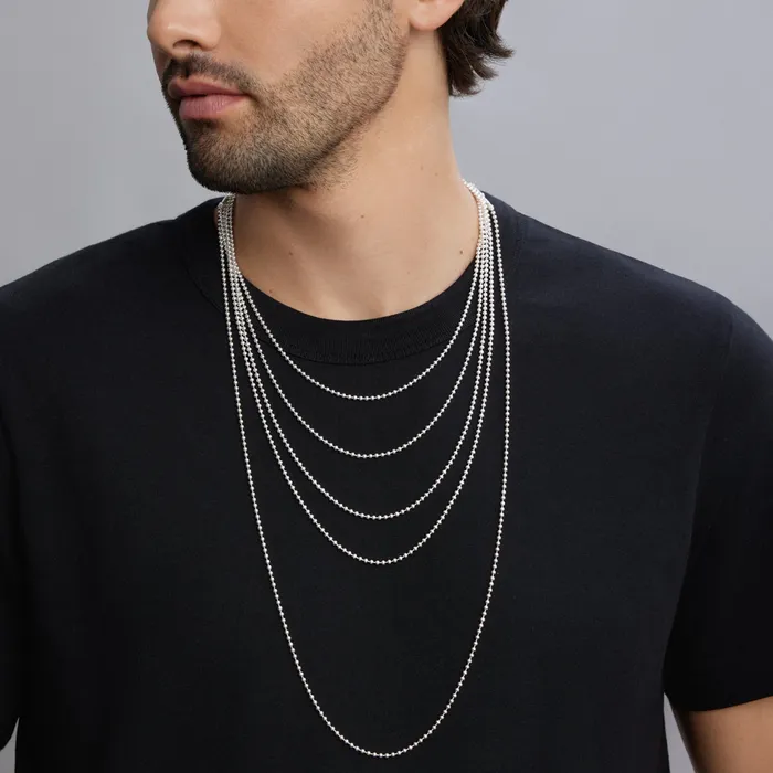 Necklaces LAGOS Signature Caviar Beaded Chain Necklace