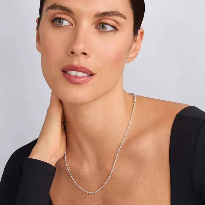 Necklaces LAGOS Signature Caviar Beaded Chain Necklace