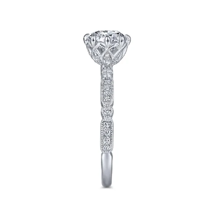 Rings GABRIEL CO Diamond SemiMount Ring
