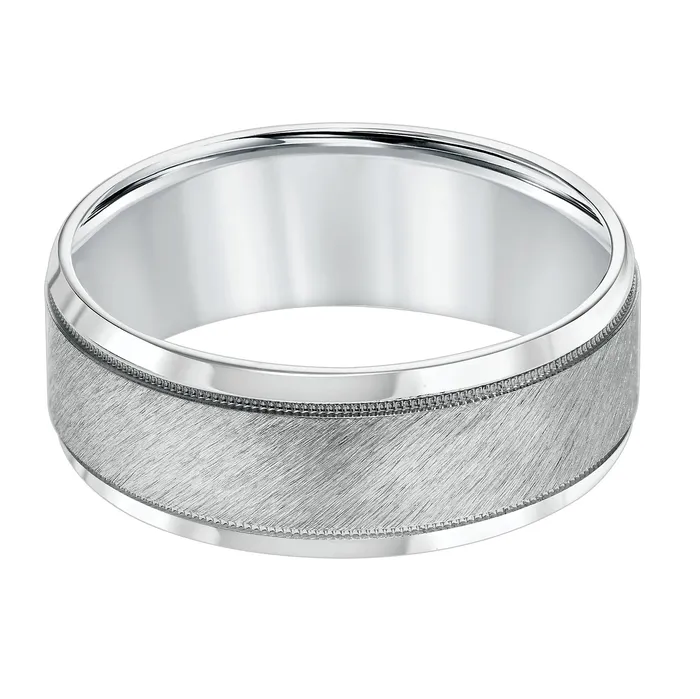 Rings Precious Metal No Stones Wedding Bands Men FREDERICK GOLDMAN