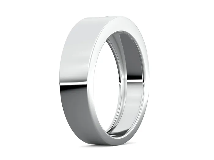 Sapheena Jewelry Rings Darius Mens Princess Cut Kite Setting Wedding Ring
