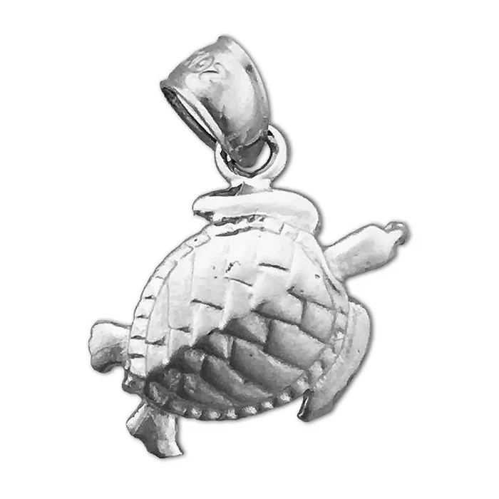 14K Gold Turtle Charm Goldia Charm Necklaces