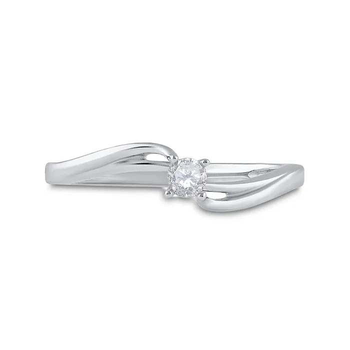 14k White Gold Round Diamond Solitaire Promise Ring 110 Cttw gndatlanta Rings 14k White Gold Round Diamond Solitaire Promise Ring 110 Cttw gndatlanta Rings