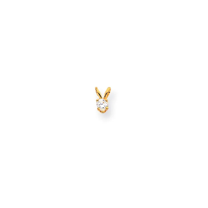 14K Yellow Gold A Real Diamond pendant Goldia PreStyled Sets