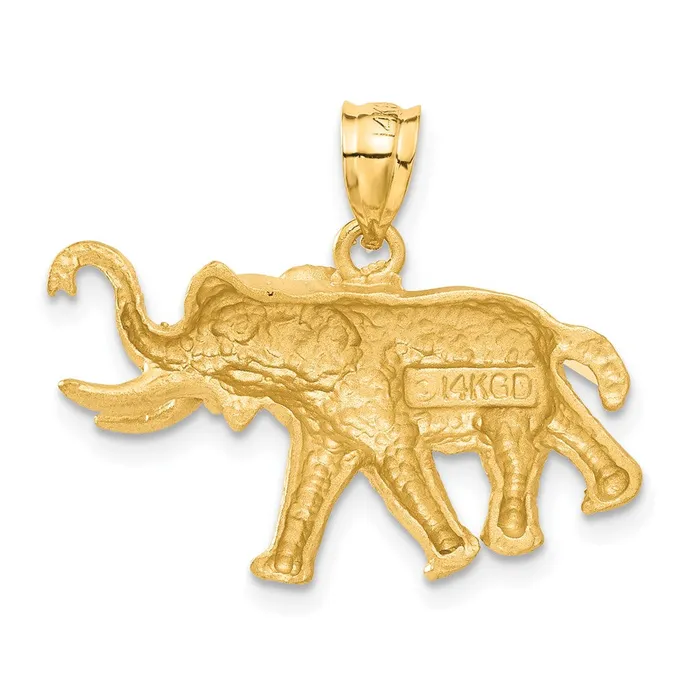 14k Yellow Gold Elephant Pendant Goldia PreStyled Sets