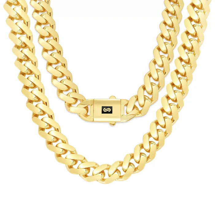 14K Yellow Gold Miami Cuban 75mm Royal Monaco Curb Link Chain Necklace 18 30 Goldiacom Necklaces 14K Yellow Gold Miami Cuban 75mm Royal Monaco Curb Link Chain Necklace 18 30 Goldiacom Necklaces