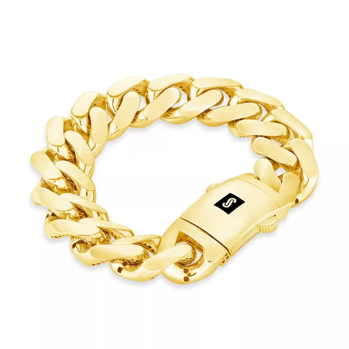 14K Yellow Gold Miami Cuban 75mm Royal Monaco Curb Link Chain Necklace 18 30 Goldiacom Necklaces