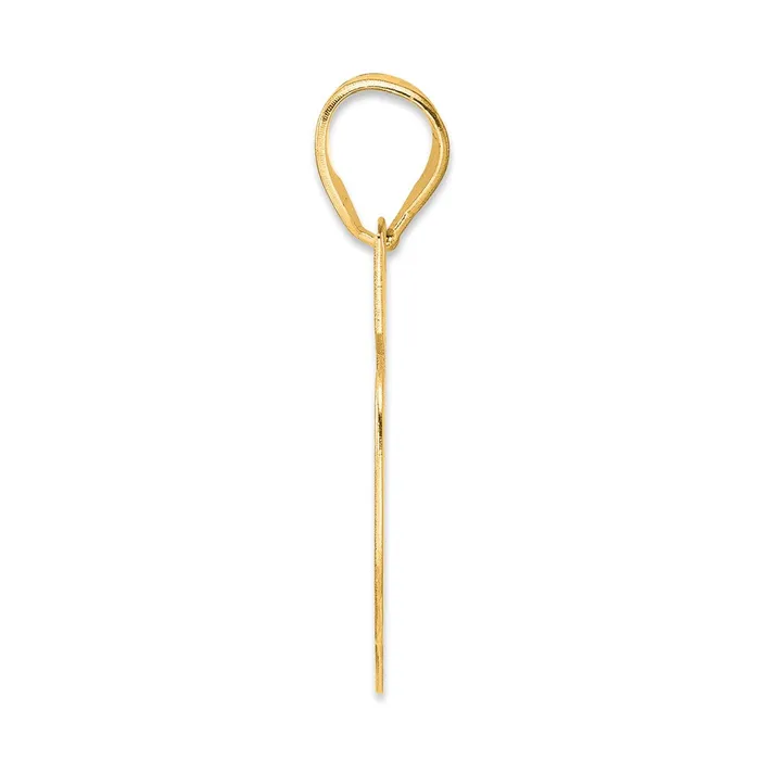 14k Yellow Gold Polished Block Number 55 Pendant Goldia PreStyled Sets