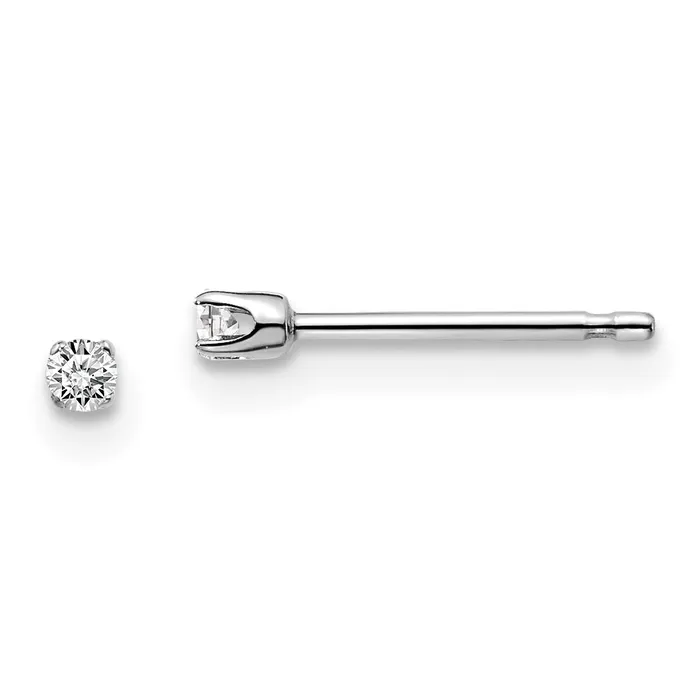14kw 05ct I2 K L Diamond Stud Push on Post Earrings goldiaca Earrings