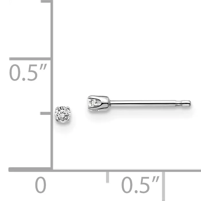14kw 05ct I2 K L Diamond Stud Push on Post Earrings goldiaca Earrings