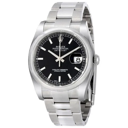 Bracelets JMS always Original Rolex Datejust 36 Black Dial Stainless Steel Oyster Bracelet Automatic Mens Watch 116200BKSO Bracelets JMS always Original Rolex Datejust 36 Black Dial Stainless Steel Oyster Bracelet Automatic Mens Watch 116200BKSO