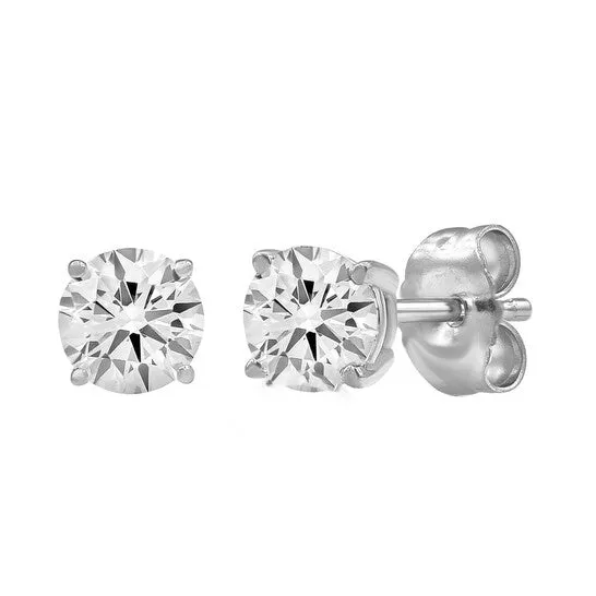Earrings JMS always Original Brilliant Diamond 125 Carat Prong Set 14K White Gold Roundcut Labgrown Diamond Stud Earring JVS2SI1 Earrings JMS always Original Brilliant Diamond 125 Carat Prong Set 14K White Gold Roundcut Labgrown Diamond Stud Earring JVS2SI1