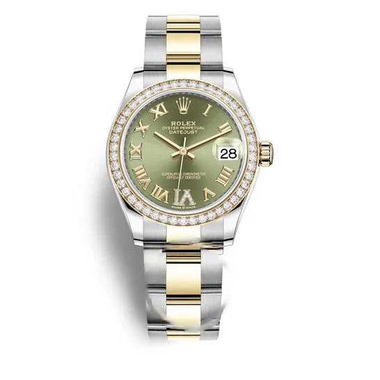 Earrings JMS always Original Rolex Datejust 31 Green Diamond Dial Ladies Steel and 18kt Yellow Gold Oyster Watch 278383GNRDO Earrings JMS always Original Rolex Datejust 31 Green Diamond Dial Ladies Steel and 18kt Yellow Gold Oyster Watch 278383GNRDO