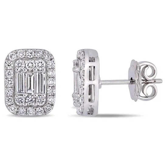Earrings Original AMOUR 34 CT TW Diamond Stud Earrings In 14K White Gold JMS always Earrings Original AMOUR 34 CT TW Diamond Stud Earrings In 14K White Gold JMS always