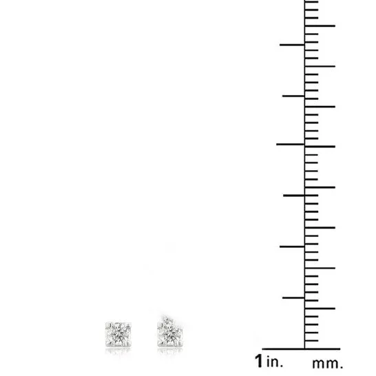 Earrings Original Diamond Muse 025 cttw 14KT White Gold Solitaire Diamond Stud Earrings for Women JMS always Earrings Original Diamond Muse 025 cttw 14KT White Gold Solitaire Diamond Stud Earrings for Women JMS always