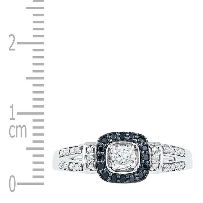 gndatlanta 14k White Gold Round Diamond Solitaire Black Ring 15 Cttw Rings gndatlanta 14k White Gold Round Diamond Solitaire Black Ring 15 Cttw Rings