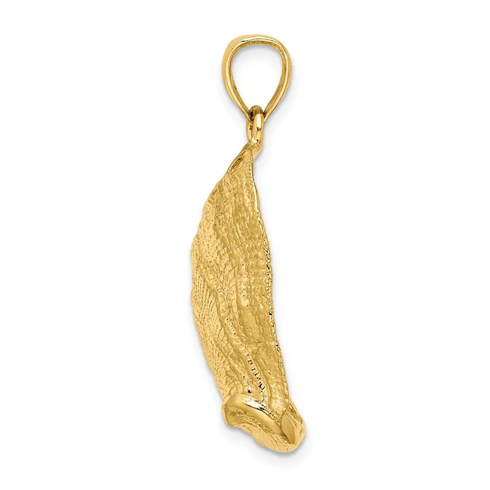 Goldia Charm Necklaces 14k Yellow Gold Abalone Shell Charm