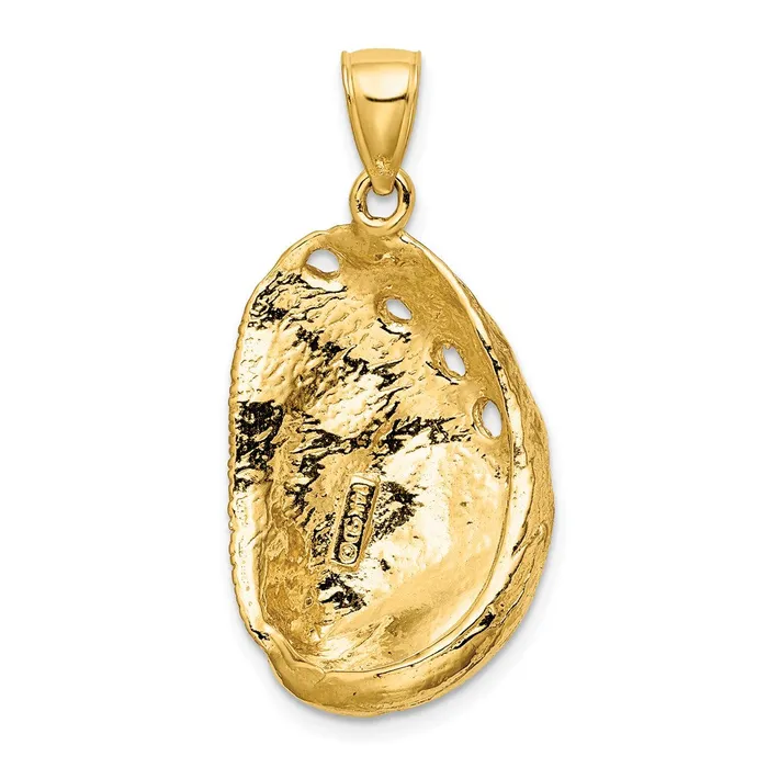 Goldia Charm Necklaces 14k Yellow Gold Abalone Shell Charm