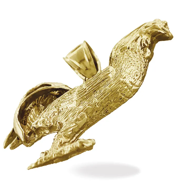 Goldia PreStyled Sets 14K Gold Rooster Pendant
