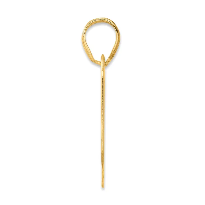 Goldia PreStyled Sets 14k Yellow Gold Polished Block Number 90 Pendant