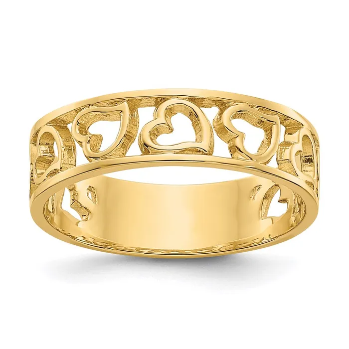 Goldia Rings 14K Yellow Gold Heart Ring