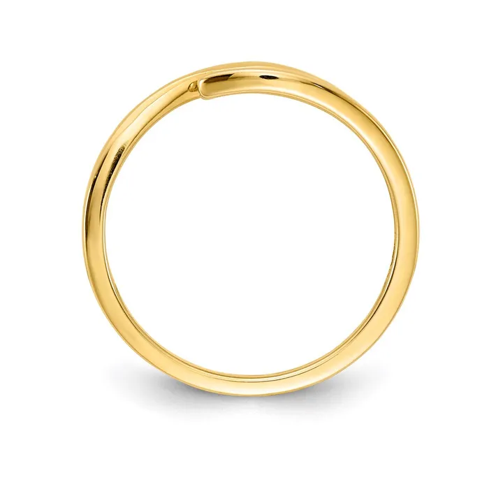 Goldia Rings 14K Yellow Gold Ruby and Real Diamond 3stone Ring