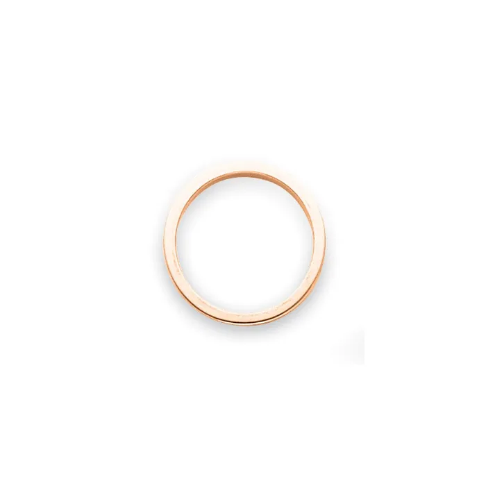 Goldia Rings Solid 10K Rose Gold 3mm Tapered Polished MensWomens Wedding Band Ring Size 4 Goldia Rings Solid 10K Rose Gold 3mm Tapered Polished MensWomens Wedding Band Ring Size 4