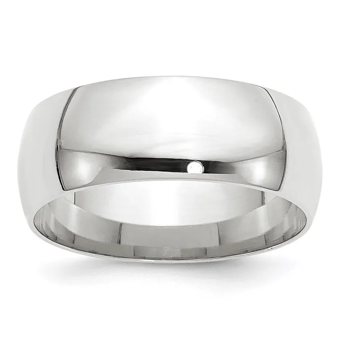 Goldia Rings Solid 10K White Gold 8mm Light Weight Comfort Fit MensWomens Wedding Band Ring Size 75 Goldia Rings Solid 10K White Gold 8mm Light Weight Comfort Fit MensWomens Wedding Band Ring Size 75
