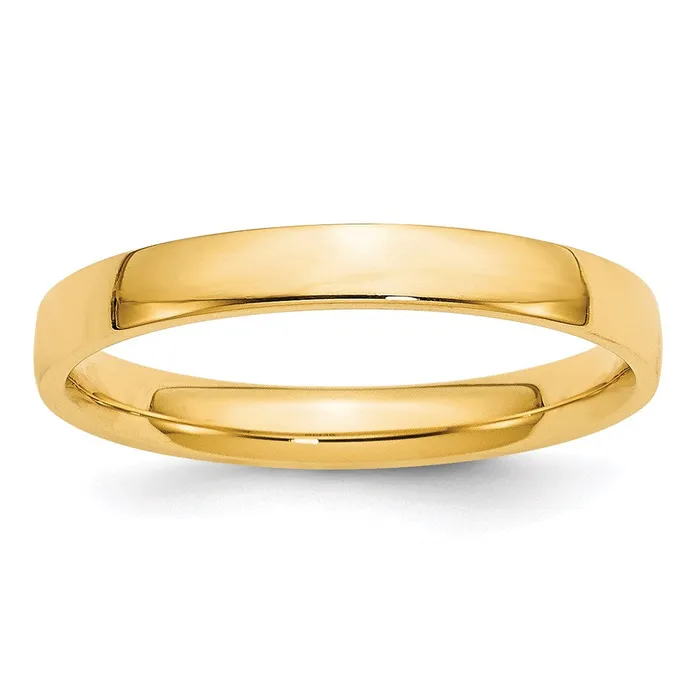 Goldia Rings Solid 10K Yellow Gold 3mm Light Weight Comfort Fit MensWomens Wedding Band Ring Size 6 Goldia Rings Solid 10K Yellow Gold 3mm Light Weight Comfort Fit MensWomens Wedding Band Ring Size 6