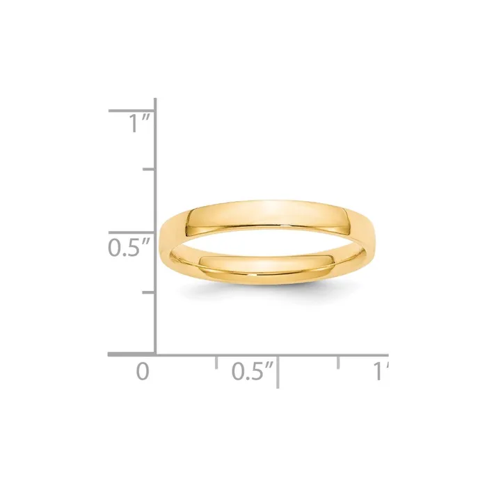 Goldia Rings Solid 10K Yellow Gold 3mm Light Weight Comfort Fit MensWomens Wedding Band Ring Size 6 Goldia Rings Solid 10K Yellow Gold 3mm Light Weight Comfort Fit MensWomens Wedding Band Ring Size 6