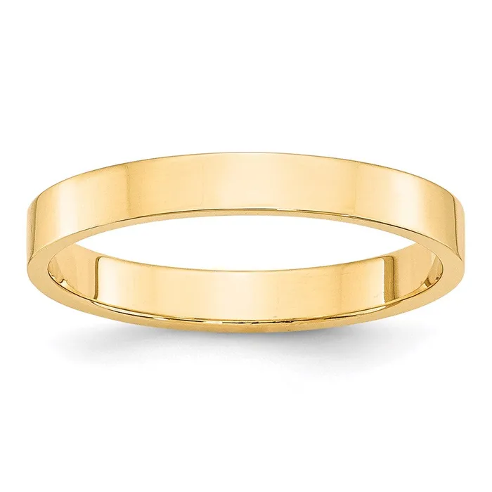 Goldia Rings Solid 10K Yellow Gold 3mm Light Weight Flat MensWomens Wedding Band Ring Size 45 Goldia Rings Solid 10K Yellow Gold 3mm Light Weight Flat MensWomens Wedding Band Ring Size 45