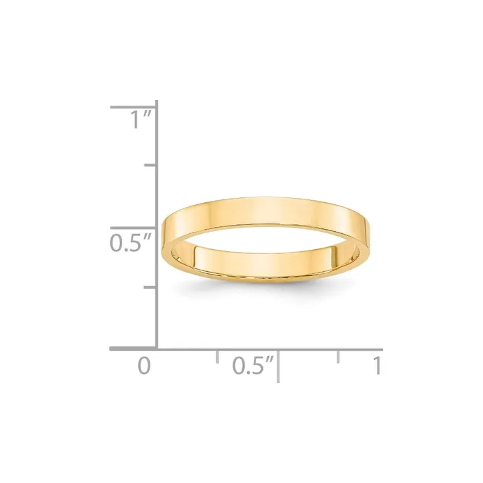 Goldia Rings Solid 10K Yellow Gold 3mm Light Weight Flat MensWomens Wedding Band Ring Size 45 Goldia Rings Solid 10K Yellow Gold 3mm Light Weight Flat MensWomens Wedding Band Ring Size 45
