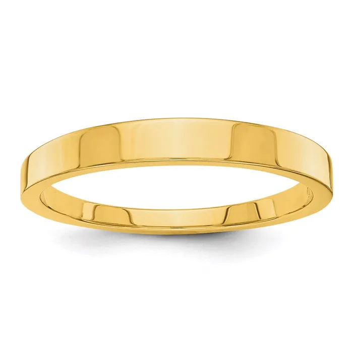 Goldia Rings Solid 10K Yellow Gold 3mm Tapered Polished MensWomens Wedding Band Ring Size 55 Goldia Rings Solid 10K Yellow Gold 3mm Tapered Polished MensWomens Wedding Band Ring Size 55