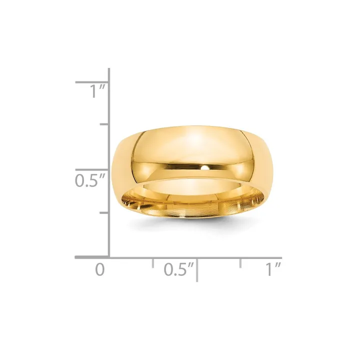 Goldia Rings Solid 10K Yellow Gold 8mm Comfort Fit MensWomens Wedding Band Ring Size 115 Goldia Rings Solid 10K Yellow Gold 8mm Comfort Fit MensWomens Wedding Band Ring Size 115