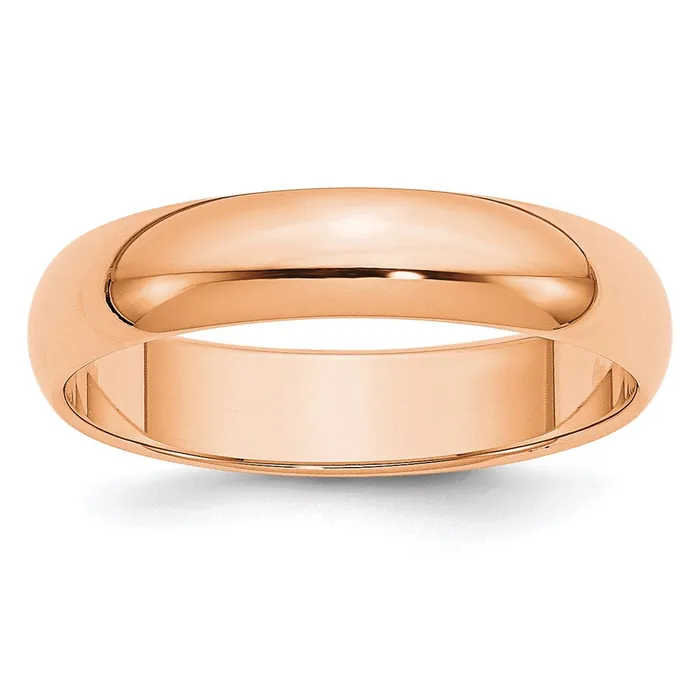 Goldia Rings Solid 10K Yellow Gold Rose Gold 5mm HalfRound Wedding MensWomens Wedding Band Ring Size 8 Goldia Rings Solid 10K Yellow Gold Rose Gold 5mm HalfRound Wedding MensWomens Wedding Band Ring Size 8