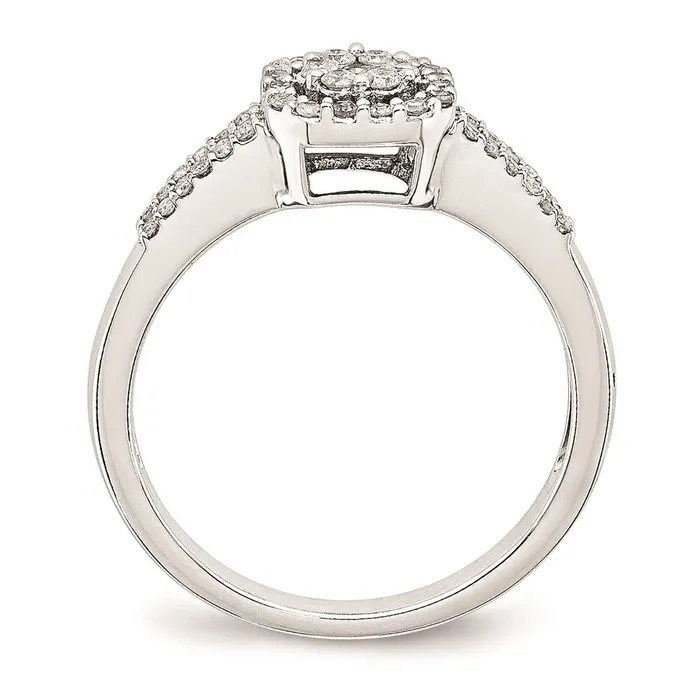 Goldia Rings Sterling Silver Diamond Ring