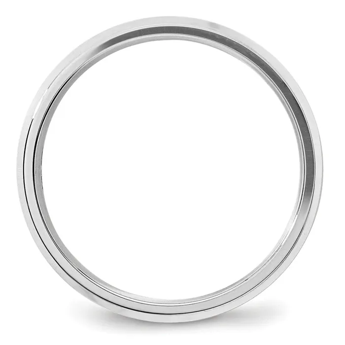 Goldia Solid 18K White Gold 5mm Bevel Edge Comfort Fit MensWomens Wedding Band Ring Size 13 Rings Goldia Solid 18K White Gold 5mm Bevel Edge Comfort Fit MensWomens Wedding Band Ring Size 13 Rings