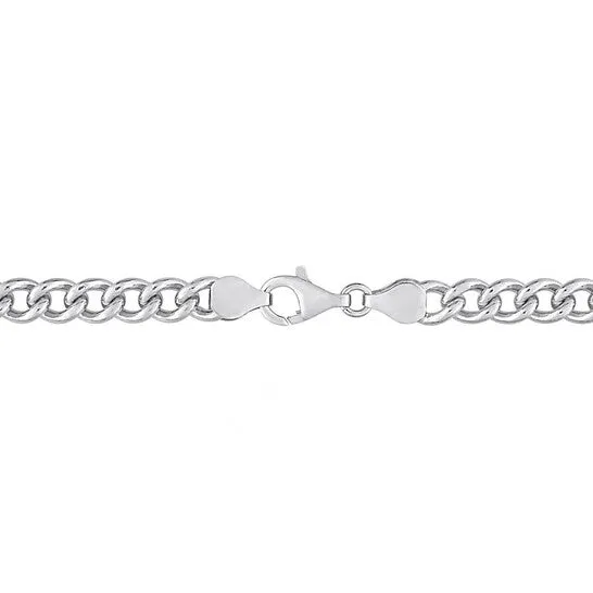 JMS always Bracelets Original AMOUR 65mm Curb Link Chain Bracelet In Sterling Silver 9 In JMS always Bracelets Original AMOUR 65mm Curb Link Chain Bracelet In Sterling Silver 9 In