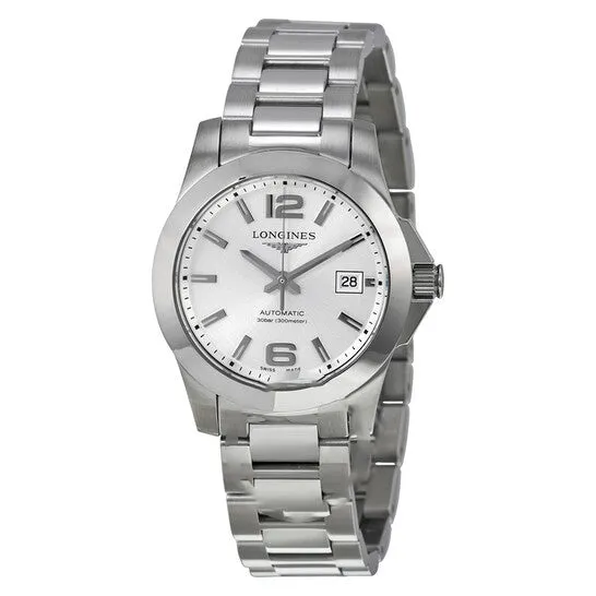 JMS always Bracelets Original Longines Conquest Automatic Silver Dial Stainless Steel Ladies Watch L32764766 JMS always Bracelets Original Longines Conquest Automatic Silver Dial Stainless Steel Ladies Watch L32764766