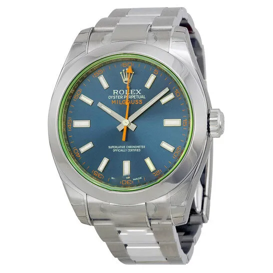 JMS always Bracelets Original Rolex Milgauss Automatic Blue Dial Stainless Steel Mens Watch 116400GV JMS always Bracelets Original Rolex Milgauss Automatic Blue Dial Stainless Steel Mens Watch 116400GV
